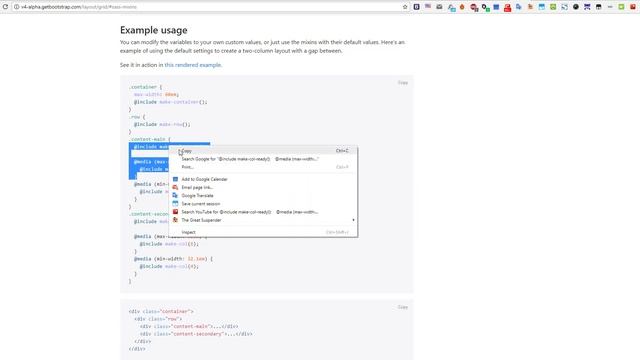 6. Bootstrap 4 SASS Mixins