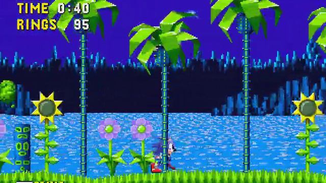 Sonic 1 Green Hill Top Zone Act 2 New Level (W.I.P 3) смотреть онлайн