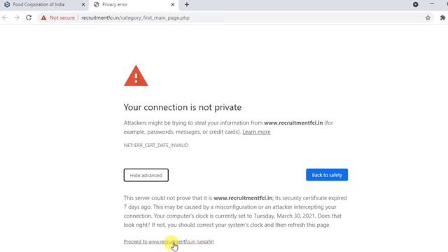 Your Connection is not Private Problem Solve | NET::ERR_CERT_DATE_INVALID | #Short смотреть онлайн