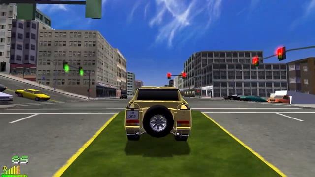 Midtown Madness 2 - Lamborghini LM002 смотреть онлайн