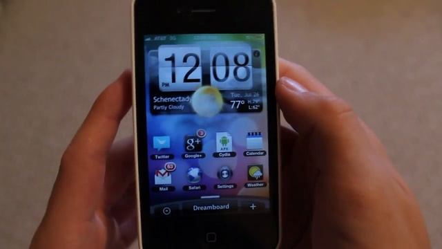 AWESOME HTC Sense Android Theme for iPhone! - Jailbreak Tweak 9 смотреть онлайн