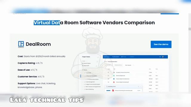 The best virtual data room service providers | Venders comparison | solution | price |by LALA T.Tip смотреть онлайн