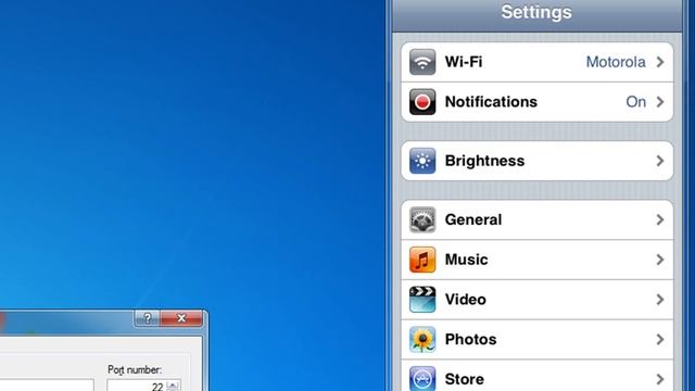 how to set up winscp with ipod touch/iphone смотреть онлайн