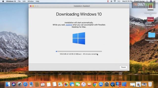 Run Windows 8/10 on Mac-Parallels Desktop 14 for MacOS Mojave Download & Install Tutorial In Hindi смотреть онлайн