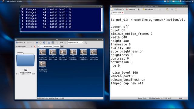 Linux Ubuntu : Webcam Motion смотреть онлайн