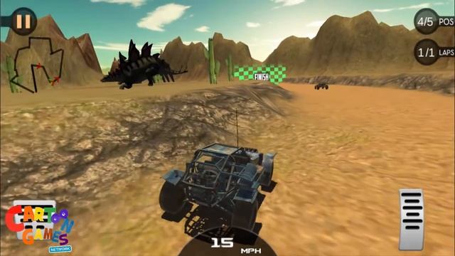 Dino World Car Racing (By Free Games Arcade) Android Gameplay HD смотреть онлайн