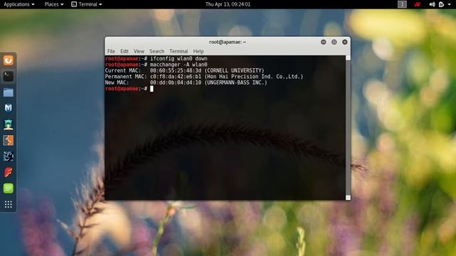 how to Change Mac Address in Kali Linux смотреть онлайн