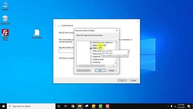How to Add a Desktop Shortcut for Firefox on Windows 10 смотреть онлайн