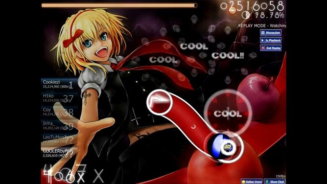 COOLERbyPSP - Xi - Black Apple [Extra Stage] Osu смотреть онлайн