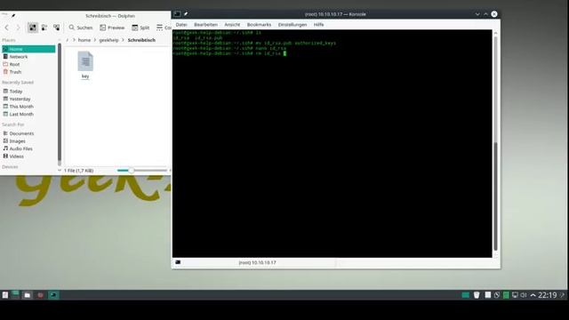 SSH-RSA Keyfile Authentification on Debian[GERMAN SPEECH] смотреть онлайн