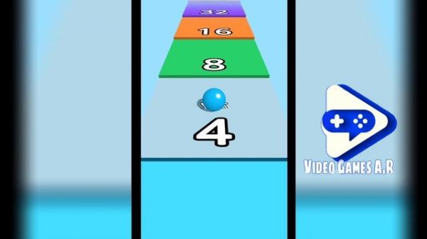 Multi, balls Run 2048 - Color ball Number Game - All Levels 36-51