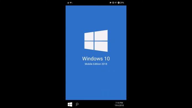 Windows 10 Mobile Edition 2018 смотреть онлайн