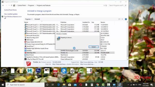 How To Uninstall Apps Easy Windows 10 || 3D House | uninstall apps | Sketchup 2019 смотреть онлайн