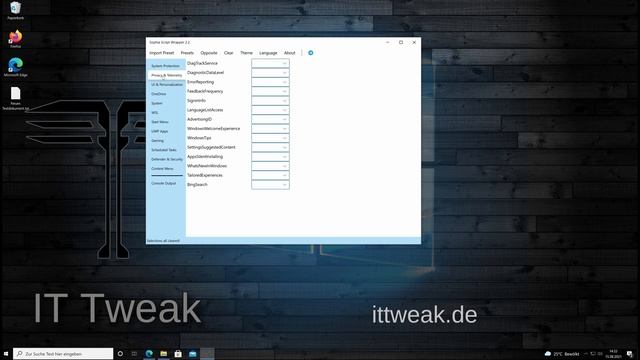 Windows 10 & 11 - Alle Windows-Einstellungen mit nur einem Klick (Sophia Script) смотреть онлайн