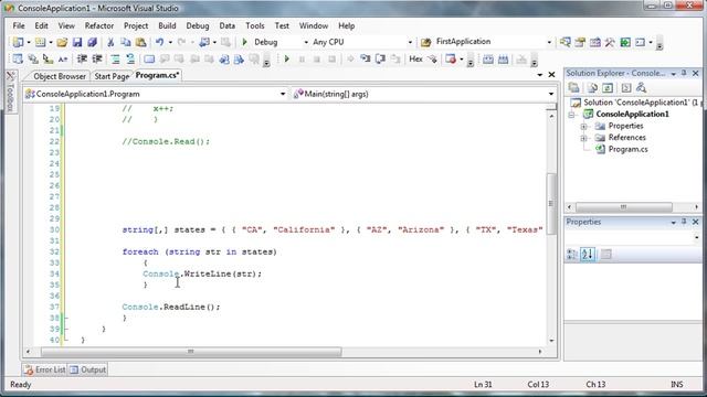 C# Tutorial - Intro to Multidimension Arrays смотреть онлайн
