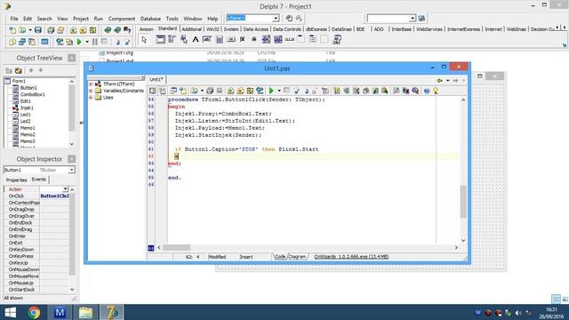 Cara membuat injek dengan delphi 7 + payload memo (hi) + anti sniff + plink смотреть онлайн