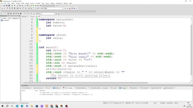 cout cin y espacio de nombres смотреть онлайн
