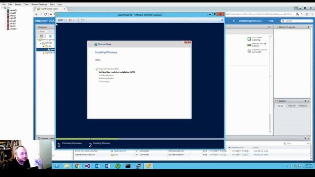 Installing Server 2016 on VMware vSphere 6.5 смотреть онлайн