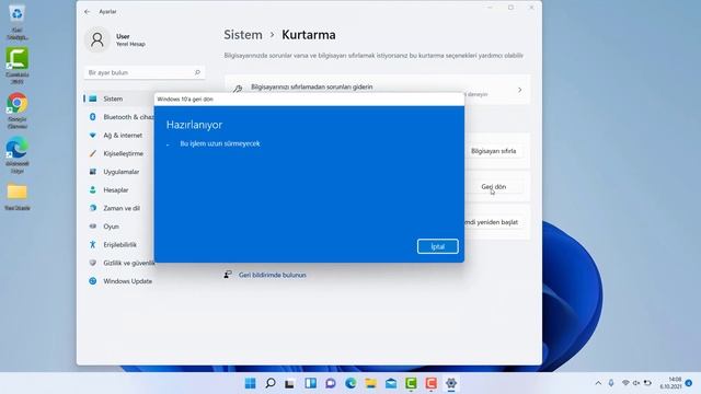 Windows 11 'den Windows 10'a Geri Dönme | Formatsız Geri Dönüş [ÇOK KOLAY] смотреть онлайн