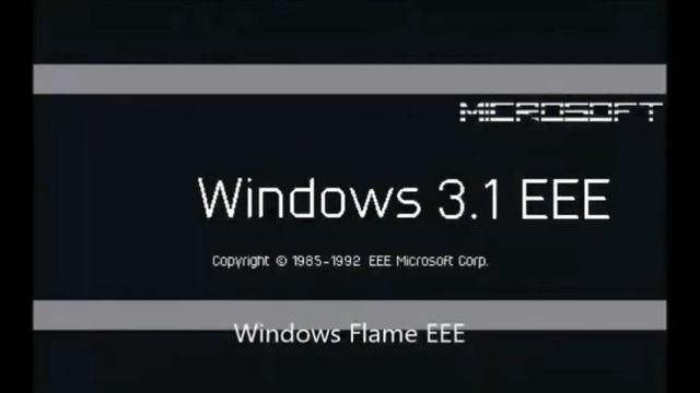Windows 3.1 EEE Startup Shutdown Sound - Windows Flame EEE смотреть онлайн