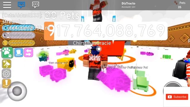 ROBLOX Pet Simulator | Grinding on a VIP server - Road To 170 Subscribers- смотреть онлайн