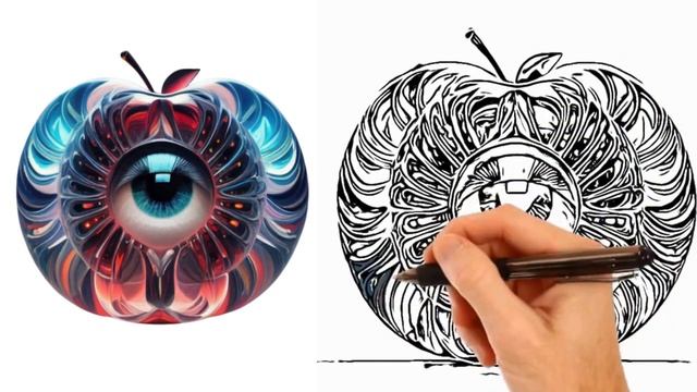 how to draw apple with pencil shading 2024#art #draw смотреть онлайн