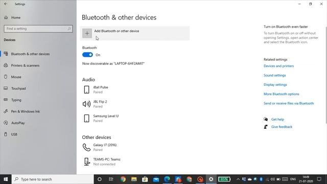 How to connect a Bluetooth device to your windows 10 Laptop смотреть онлайн