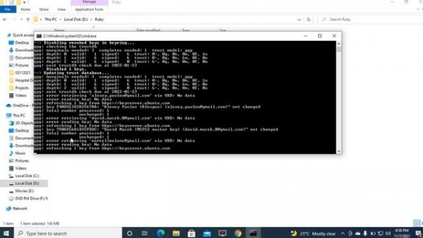 How to install Ruby On Windows