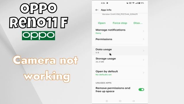 Oppo Reno 11F How to fix Camera Problem || Camera Not working || Camera issue смотреть онлайн