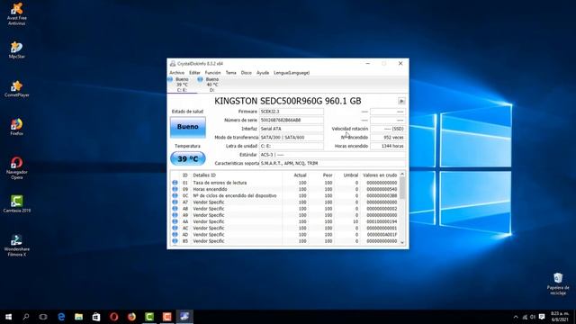 Crystal Disk Info En Su Ultima Version  Como Saber Las Condiciones De Cualquier Disco Duro