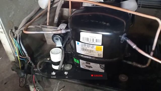 Visi cooler compressor change and gas charging смотреть онлайн