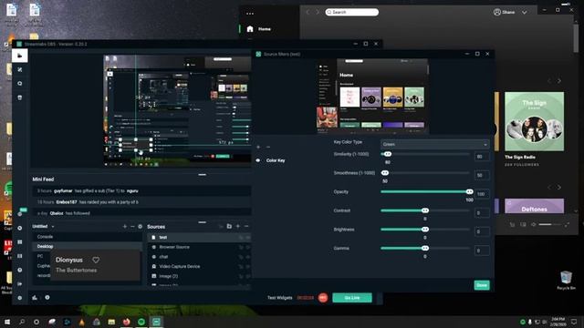 Tutorial for: Window Capture, Crop, Color Key - Works great for Spotify and other music players смотреть онлайн