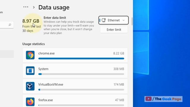 View How Much Data an App Used on Windows 11 смотреть онлайн