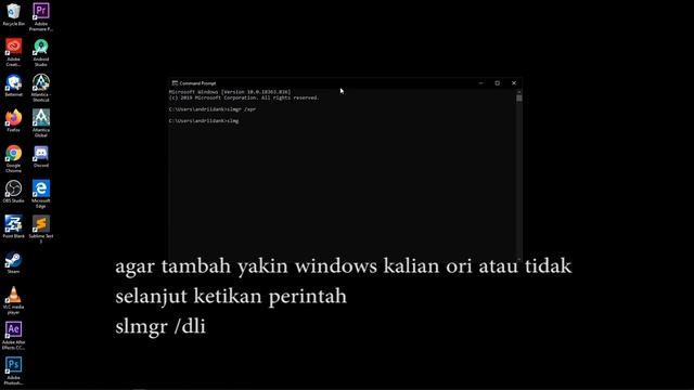 Cara mengetahui keaslian windows lewat cmd смотреть онлайн