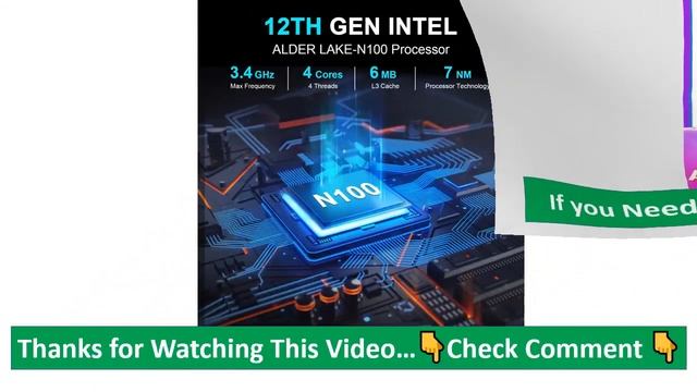 MOREFINE M8S Mini PC Intel N100 DDR 5 Mini Computer смотреть онлайн