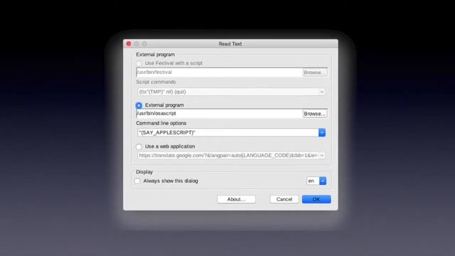 Read Text OSX Voice смотреть онлайн