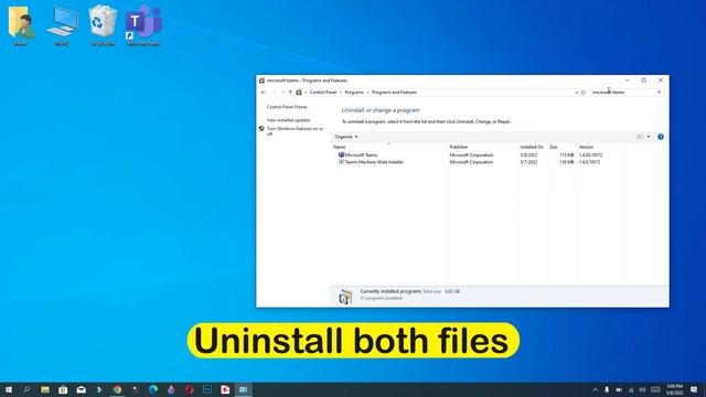 How to Uninstall Microsoft Teams on Windows 10 | how to remove Microsoft teams windows 10 смотреть онлайн