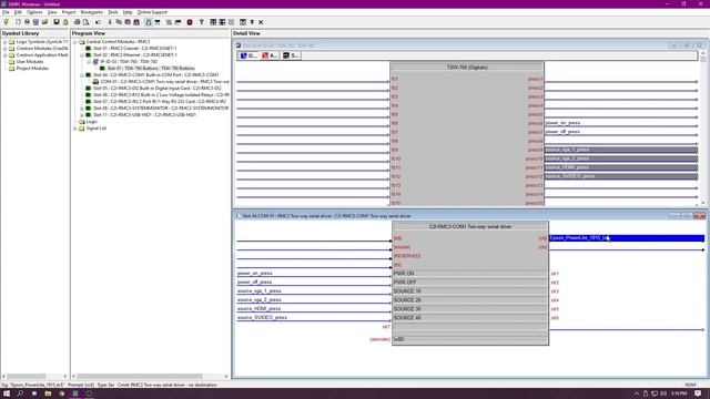 Crestron Simpl Projector Communication via RS232 tutorial смотреть онлайн