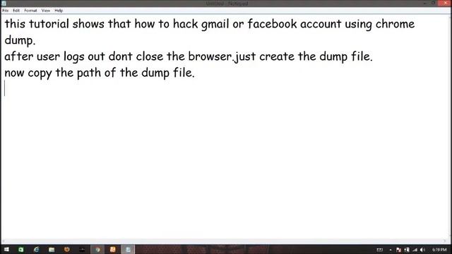 Gmail ,faceebook password capturing from dump file смотреть онлайн