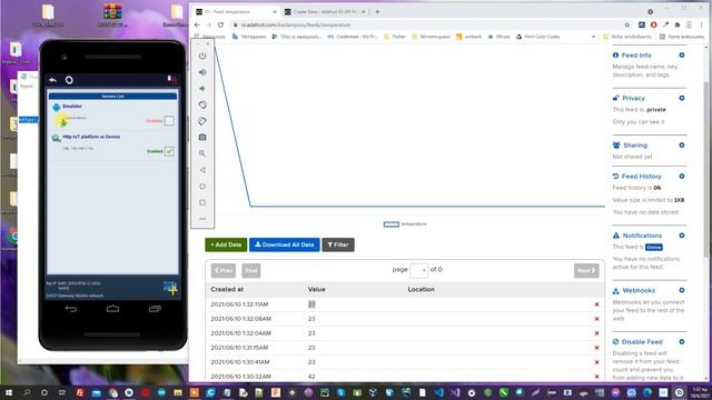 Virtuino Http Connection - Adafruit.io (getting started tutorial) смотреть онлайн