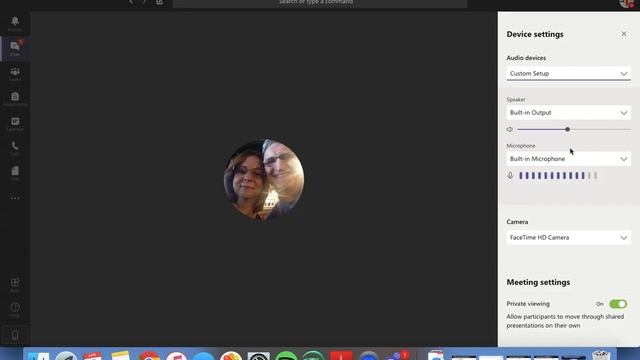 MS Teams Audio Video on Desktop App смотреть онлайн
