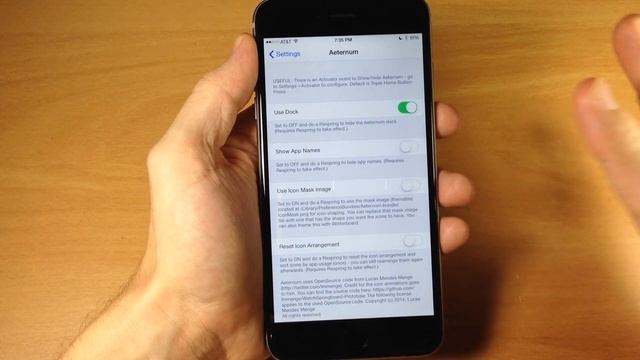 iOS 8 Jailbreak Tweak - Aeternum смотреть онлайн