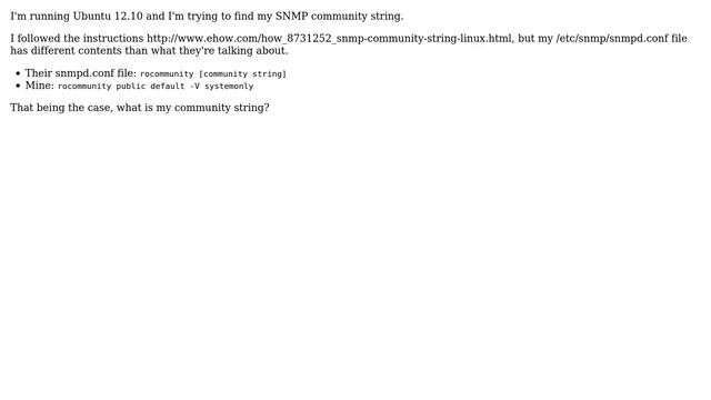 How to find SNMP community string? смотреть онлайн