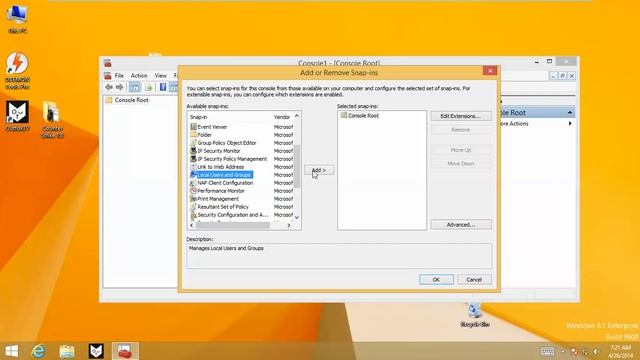 user groups in Windows 8 смотреть онлайн