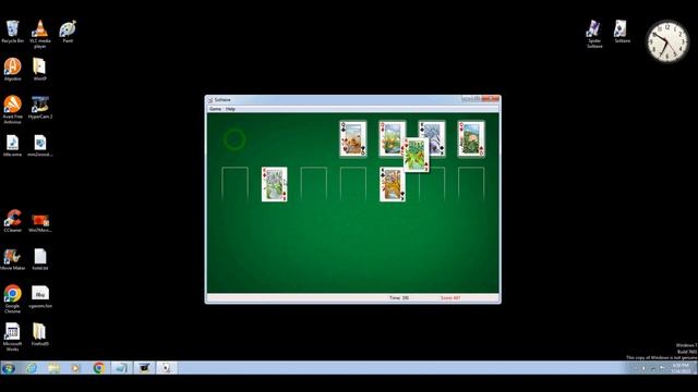 Klondike Solitaire Let's Play (Windows 7) смотреть онлайн