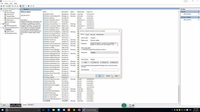 Disable and enable Windows Update (For Windows 10) смотреть онлайн