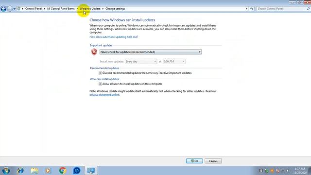 How to Windows 7 Auto Updates OFF .7.8.10.Bangla Tutoria Tech Rahim смотреть онлайн
