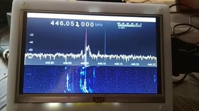GQRX+Raspberry 3+RTL-SDR on PMR 446 MHz смотреть онлайн