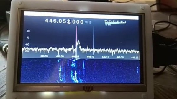 GQRX+Raspberry 3+RTL-SDR on PMR 446 MHz