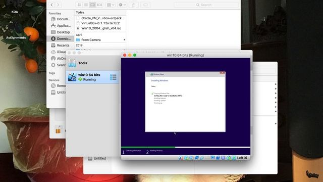 Installing Win10 64bits Virtualbox on MacOS Part 1 смотреть онлайн